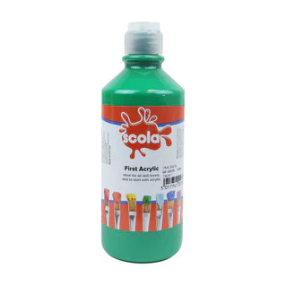 Scola First Acrylic Starter Paints 500ml - Various Colours - Image 4