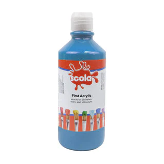 Scola First Acrylic Starter Paints 500ml - Various Colours - Image 9