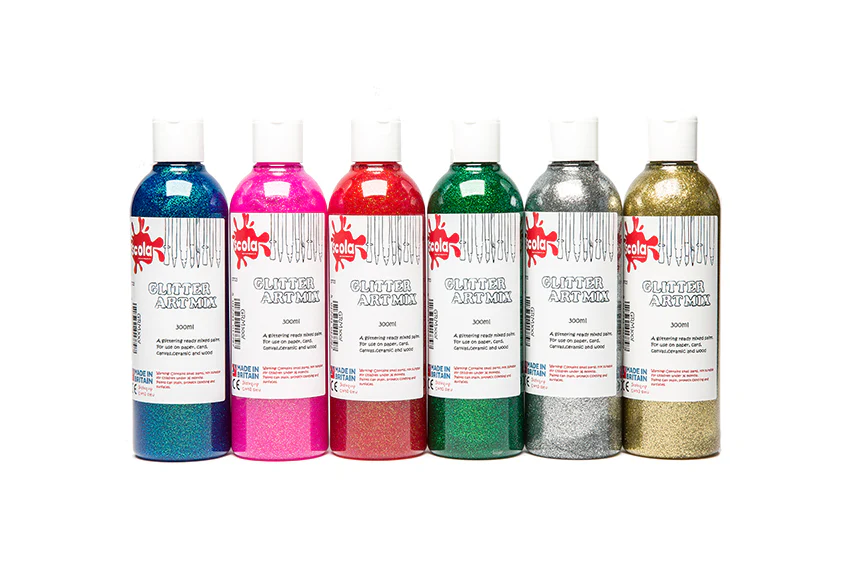 Scola Glitter Artmix 300ml Paint - Image 3