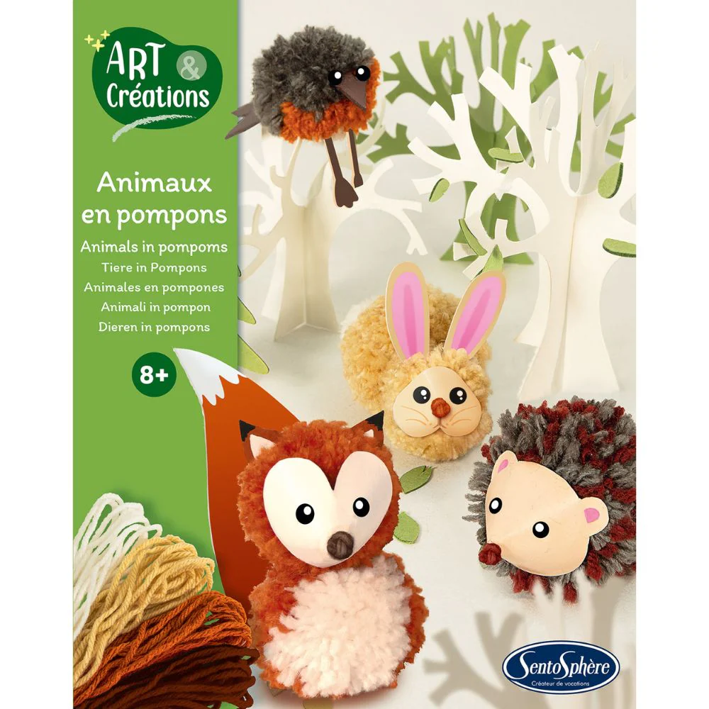 Sentosphere Art & Creations Animal Pompoms - Image 3
