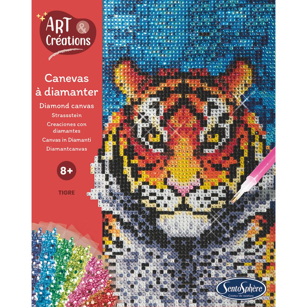 Sentosphere Tiger Diamond Picture Mosaic - Image 3