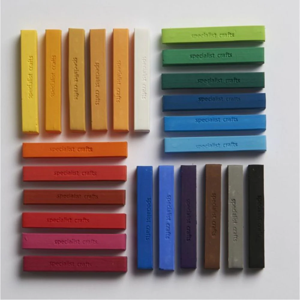 24 Assorted Coloured Soft Pastels - Image 2