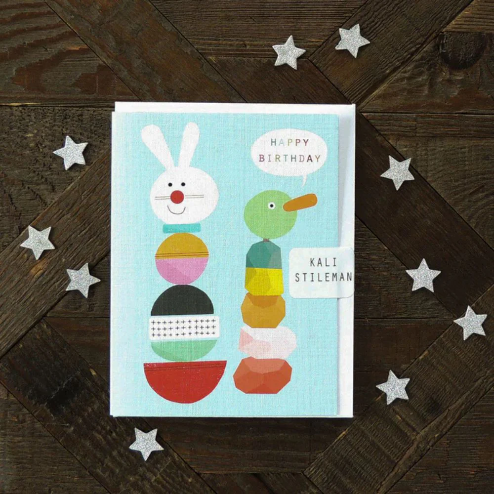 Stacking Blocks Birthday Card - Image 2