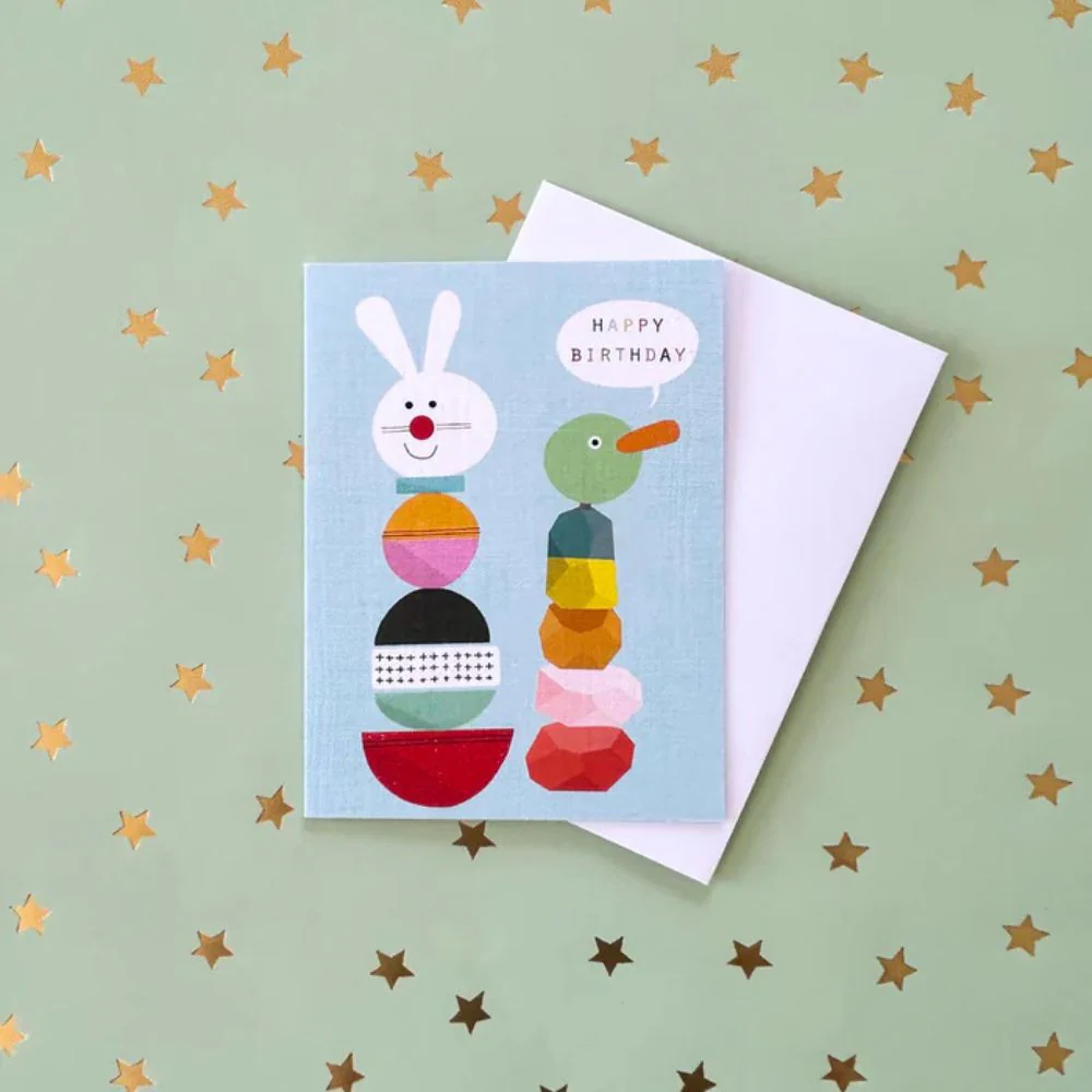 Stacking Blocks Birthday Card - Image 3