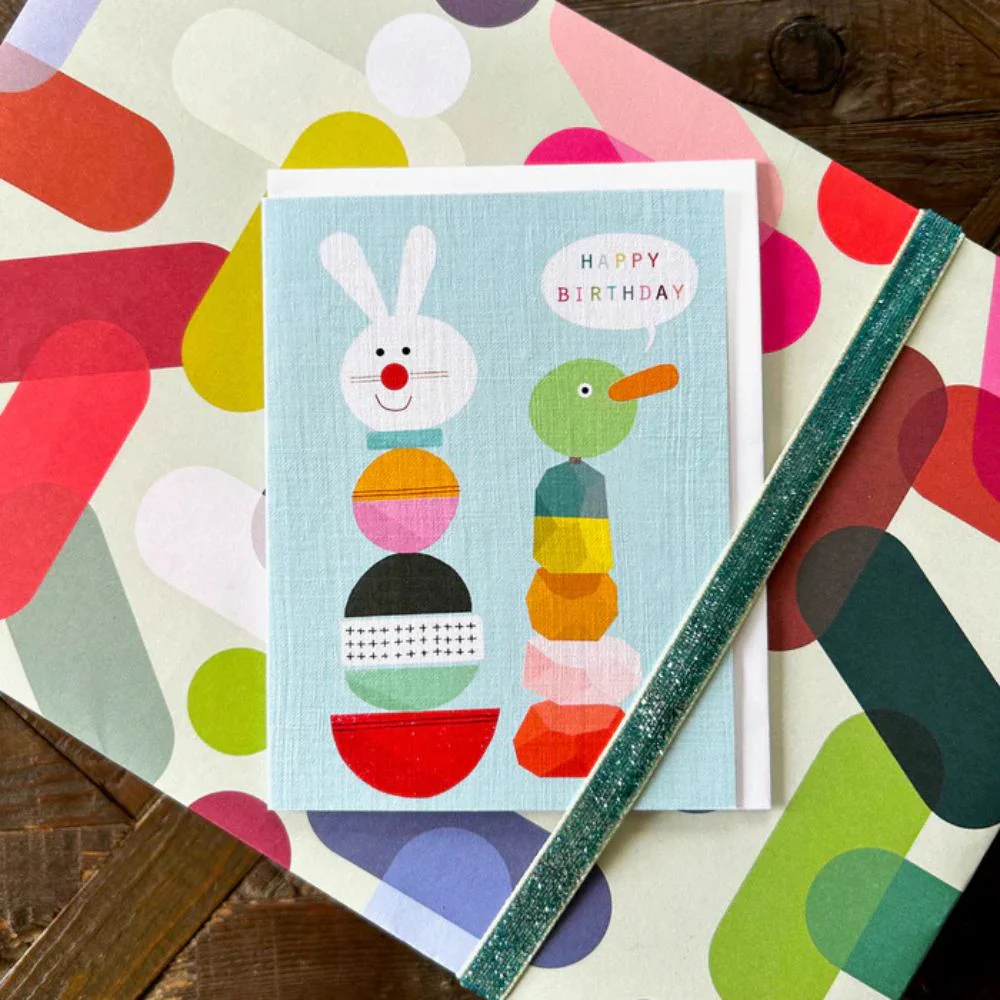 Stacking Blocks Birthday Card - Image 4
