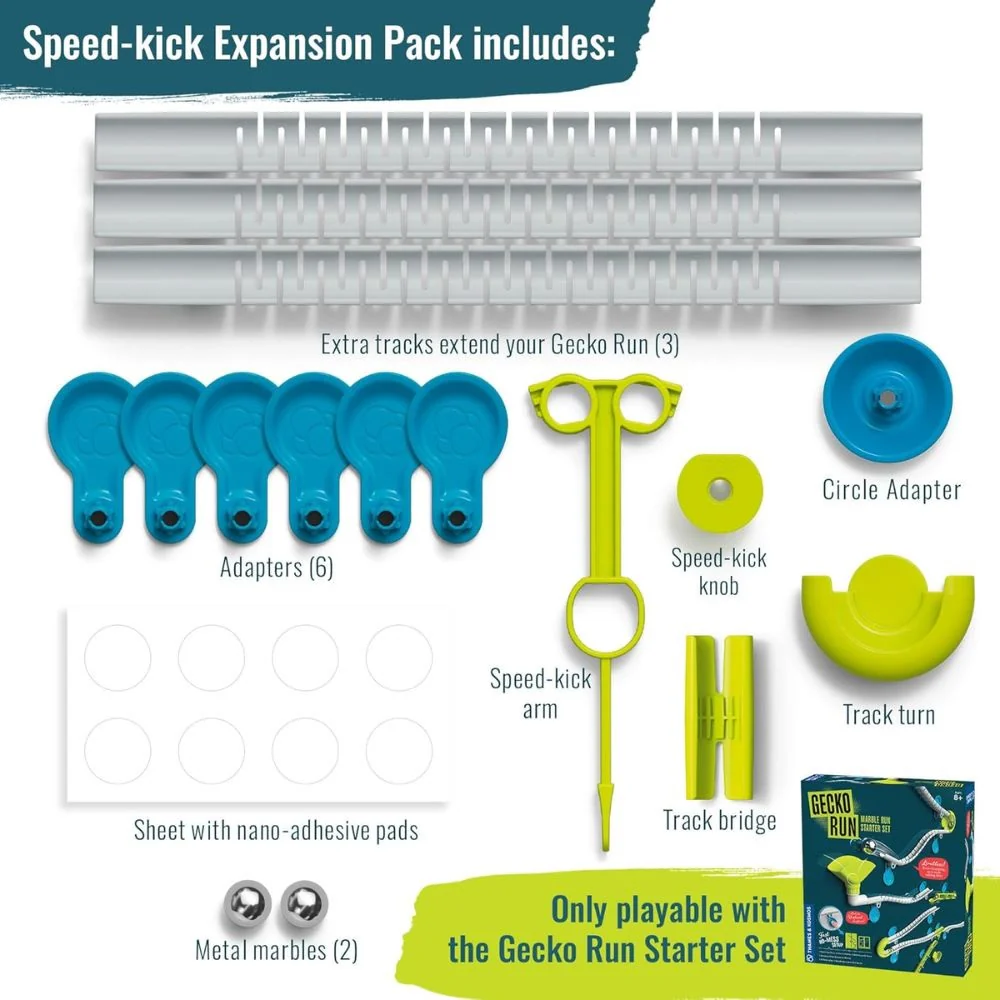 Thames & Kosmos Gecko Marble Run Expansion - Speed Kick - Image 3