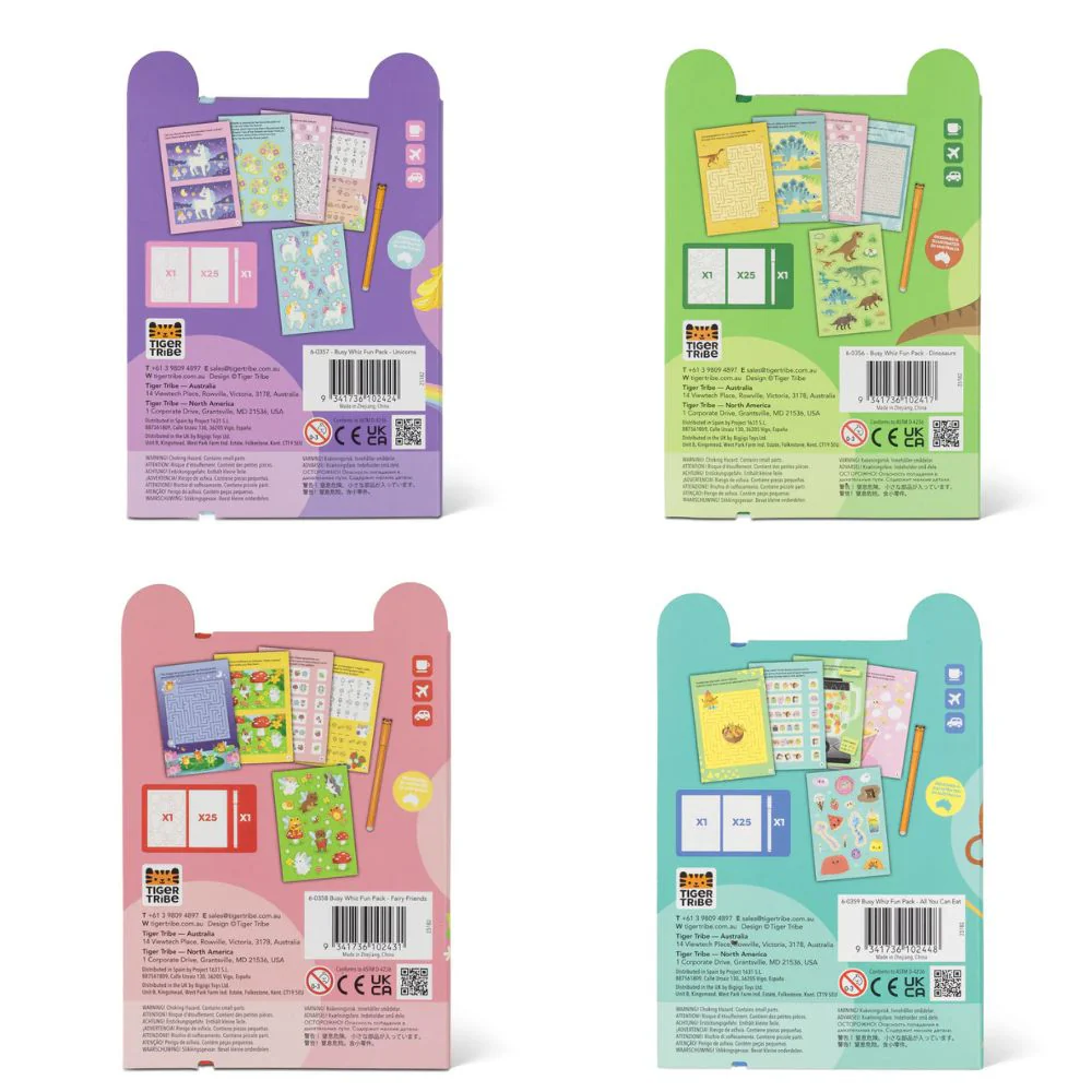 Tiger Tribe Busy Whiz Fun Activity Packs - Portable Play for 4-8 years - Image 14