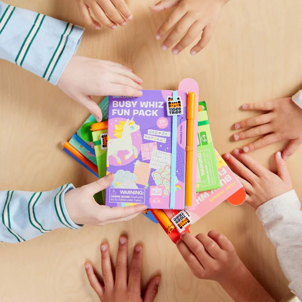 Tiger Tribe Busy Whiz Fun Activity Packs - Portable Play for 4-8 years - Image 3