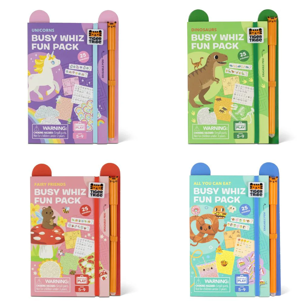 Tiger Tribe Busy Whiz Fun Activity Packs - Portable Play for 4-8 years - Image 5