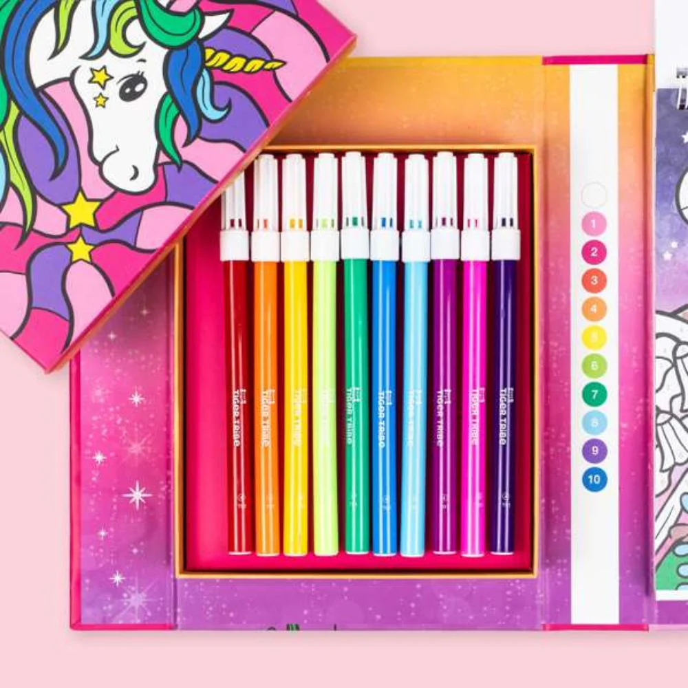 Tiger Tribe Colour by Numbers - Unicorn Dreaming - Image 3