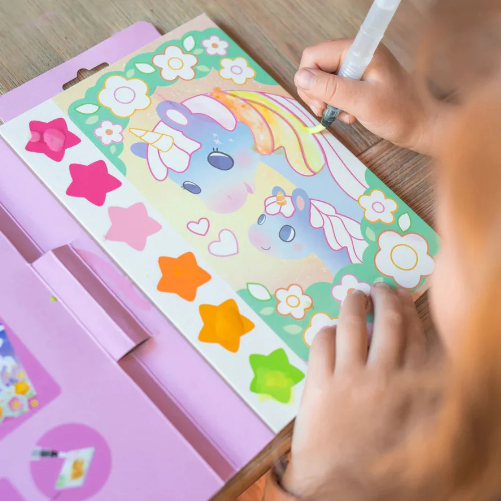 Tiger Tribe Paint-A-Picture Set - Unicorn Skies - Image 2