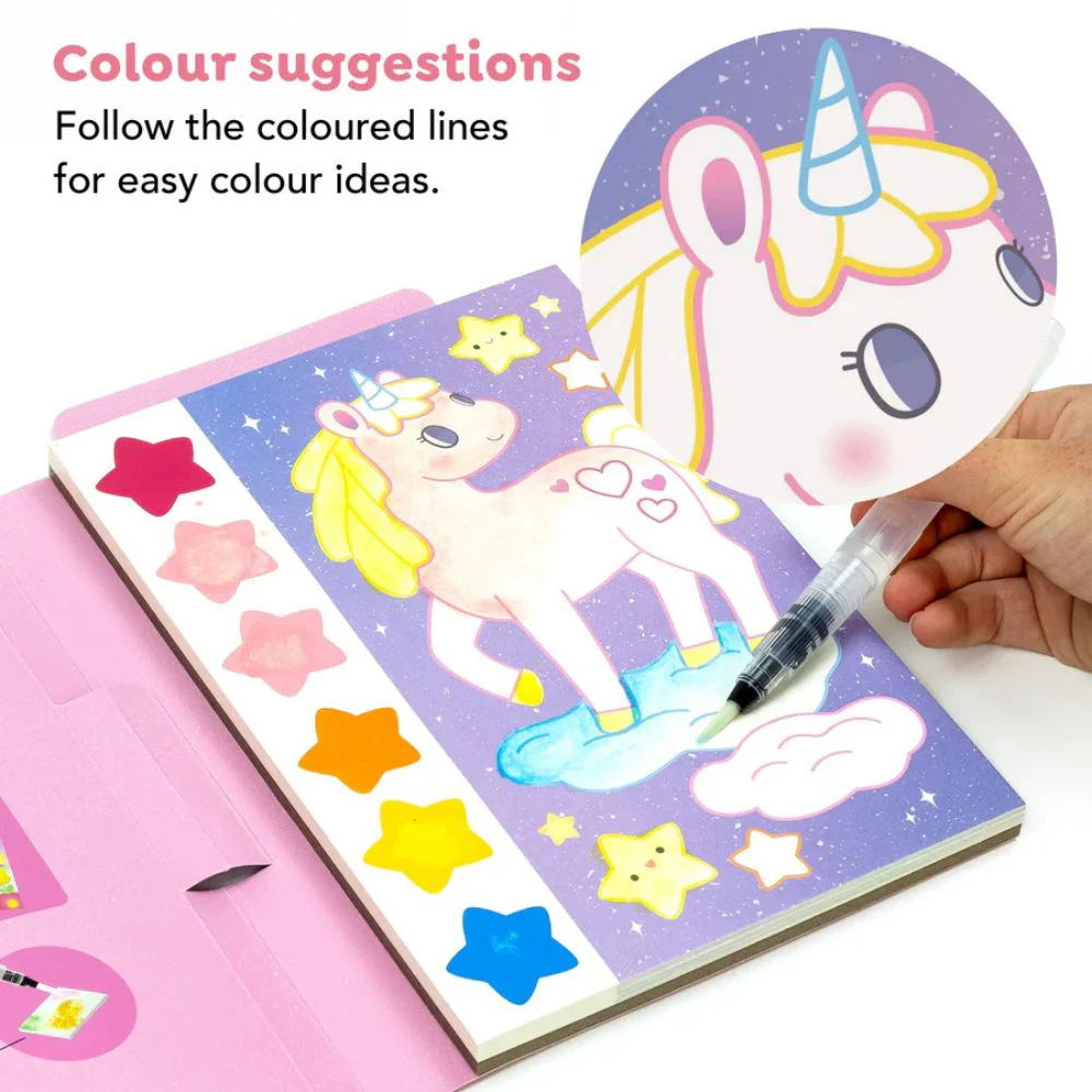 Tiger Tribe Paint-A-Picture Set - Unicorn Skies - Image 3
