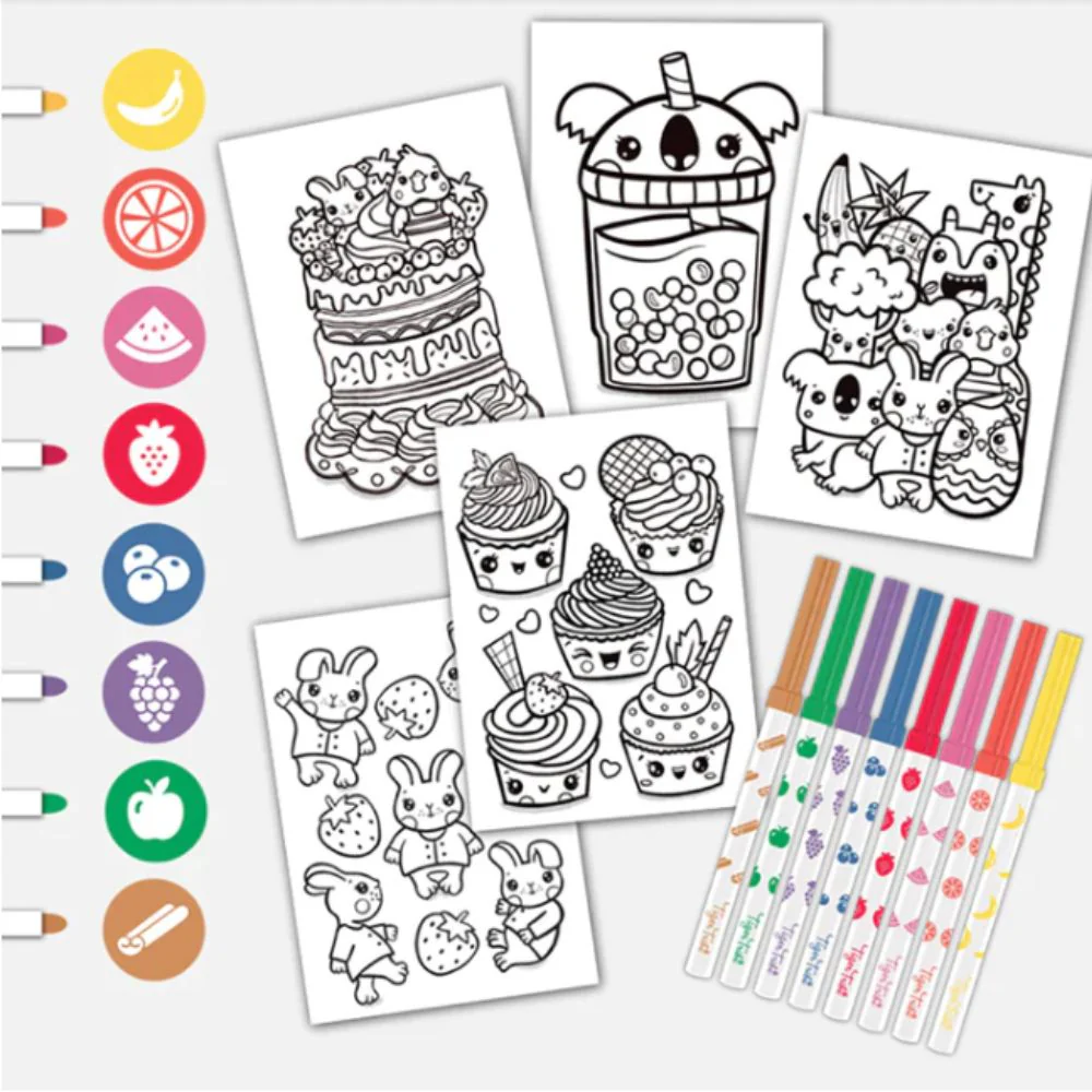Tiger Tribe Scented Colouring - Fruity Cutie - Image 4