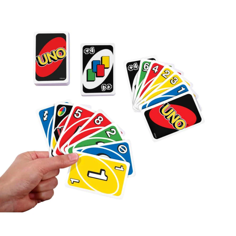 UNO Card Game - Classic Colour & Numbers Matching Game - Image 2