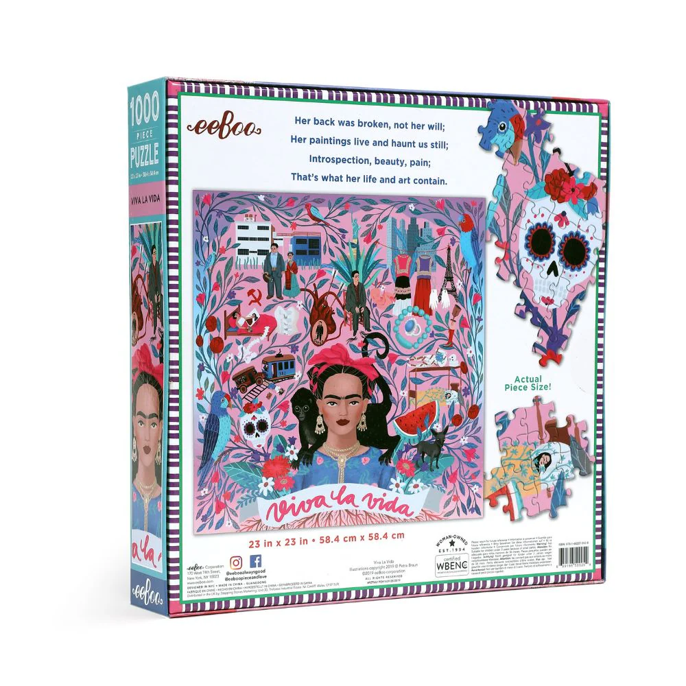 eeBoo Viva La Vida 1000 Piece Family Puzzle - Image 4