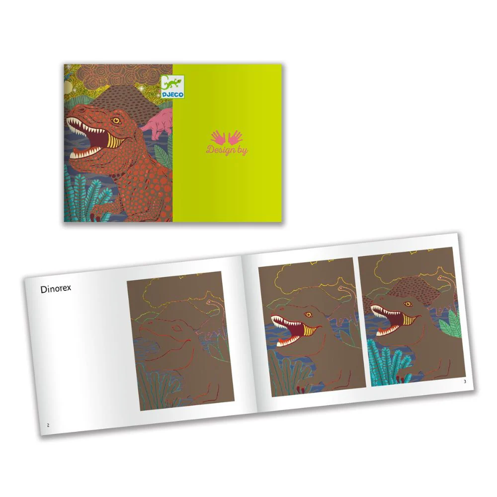 Djeco Scratch Cards - When Dinosaurs Reigned - Image 3