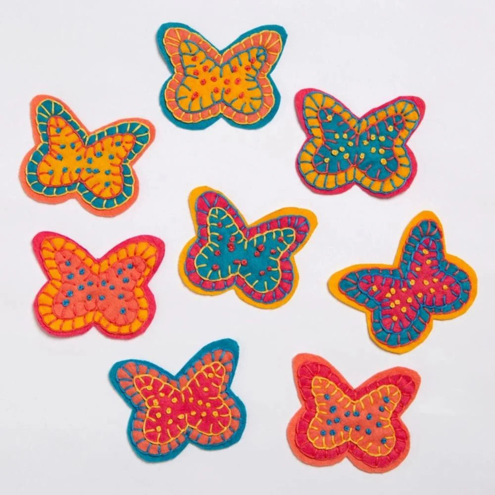 Wool Couture - Butterfly Garland Felt Craft Kit - Image 3