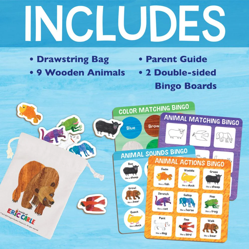 World of Eric Carle™ Animal Bingo – A Movement, Sound & Matching Game for Toddlers - Image 5