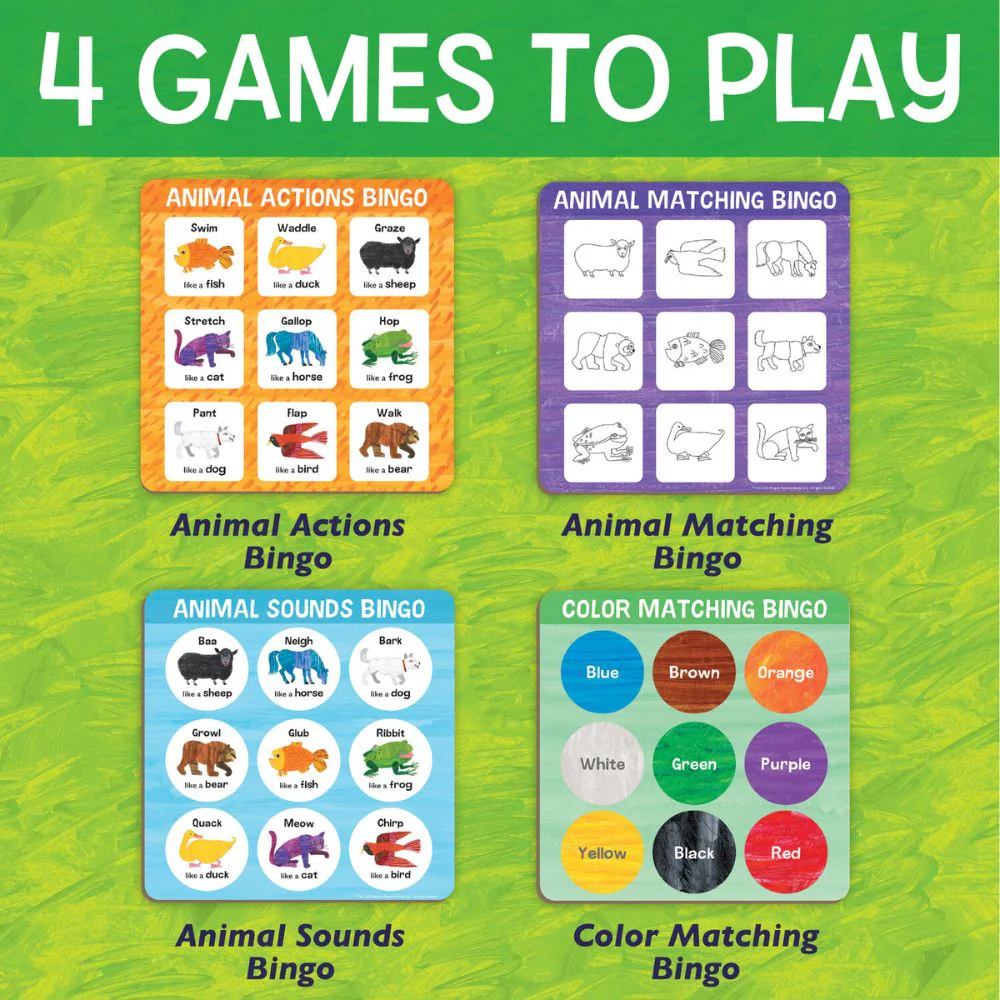 World of Eric Carle™ Animal Bingo – A Movement, Sound & Matching Game for Toddlers - Image 6