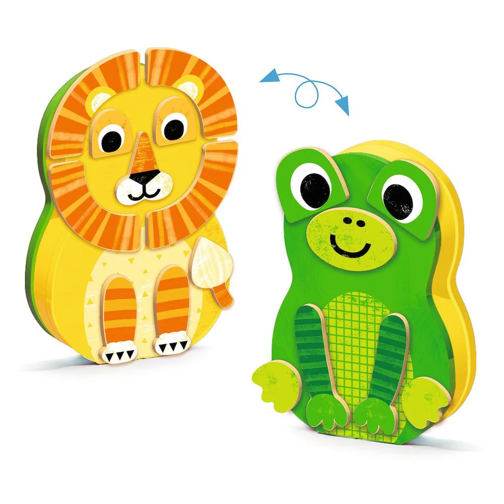 Djeco InZeBox Zanimals - Wooden Magnetics Game - Image 3