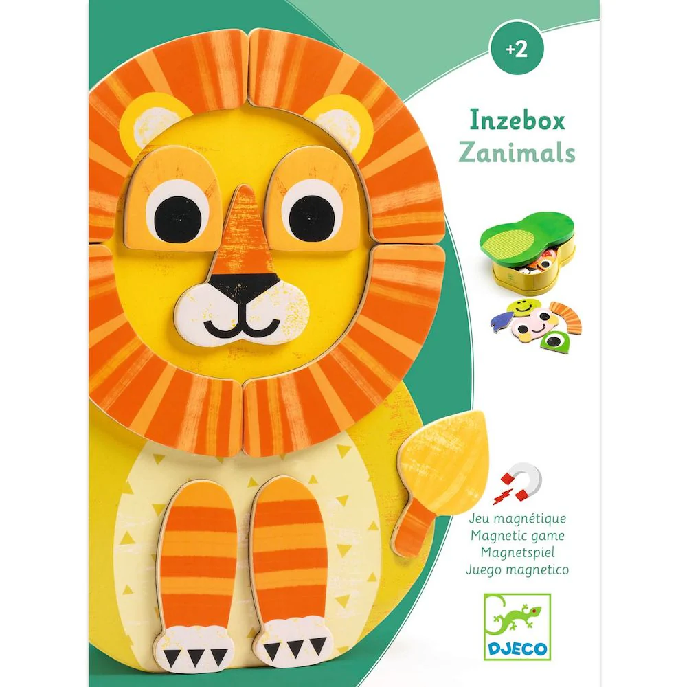 Djeco InZeBox Zanimals - Wooden Magnetics Game - Image 4