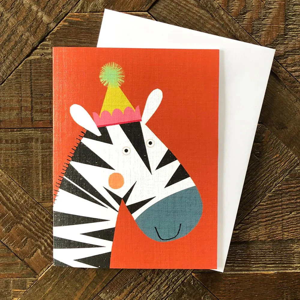 Zebra Birthday Card - Image 3